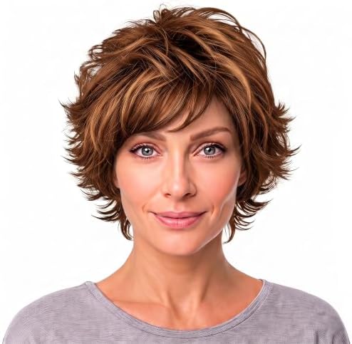 Raquel Welch Women's All-Over-Layers Short Brown Wig, VOLTAGE by Unknown