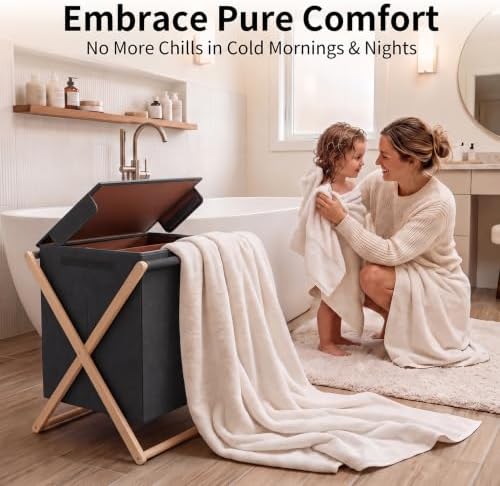 Foldable Towel Warmer, 40L Extra Large Capaticy, Saving Space - Image 2