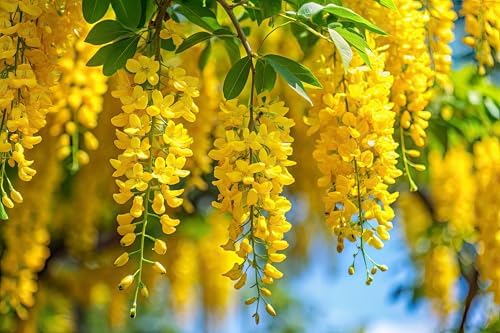 Golden Chain Bonsai Starter Tree (1 Year Old Live Plant) – Fast Growing Flowering Vine Bonsai Material forTraining – Outdoor/Indoor Bonsai Tree Starter Kit Plant - Image 2