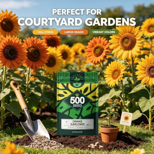 Sunflower Seeds to Plant, Easy to Grow Cut Flower, Heirloom Annual Flowers - Image 5