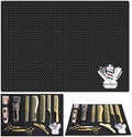 Barber Mat for Clippers Non-Slip Thickened Silicone Non-Slip Mat | Barber Shop Home Counter Workstation Organizer Mat for Scissors, Trimmers, Clippers, Hair Cards, Combs, Razors, etc (17.5 * 12 Inch) by WelcometoBarberTop