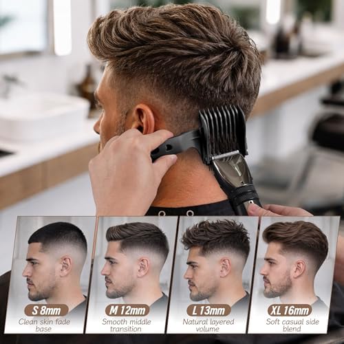 4-in-1 Detachable Fade Comb Set - Image 3