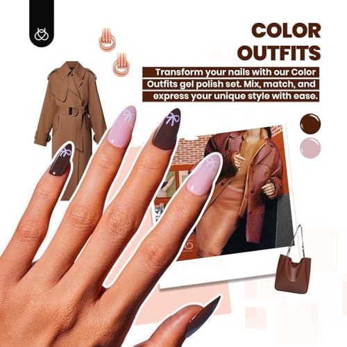 Beetles Gel Nail Polish Kit with U V Light - 68Pcs Gel Nail Kit 35 Colors - Image 2