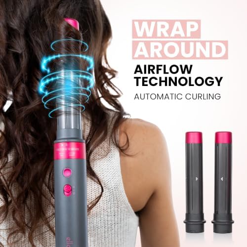 ELLA BELLA® 6 in 1 Professional Hot Air Styler & Straightener, Fast Drying - Image 4