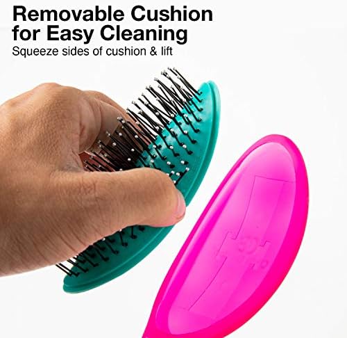 Olivia Garden Aurora Detangler Brush for Wet and Dry Fine to Medium Hair - Detangling Brush for Women, Men, Kids - Image 4