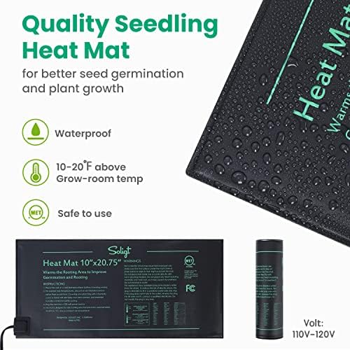 SOLIGT 2 Set 60-Cell Seed Starter Kit with Domes, Cell Trays and Heat Mats - Image 5