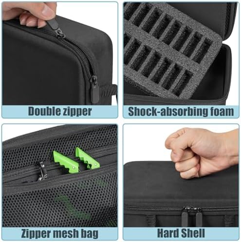 TORIBIO Hair Clipper Guard Blades Holder Case for Barbers and Stylists, Holds 20 Metal Guards for Andis, Oster, Wahl, Babyliss Detachable Clippers - Image 7