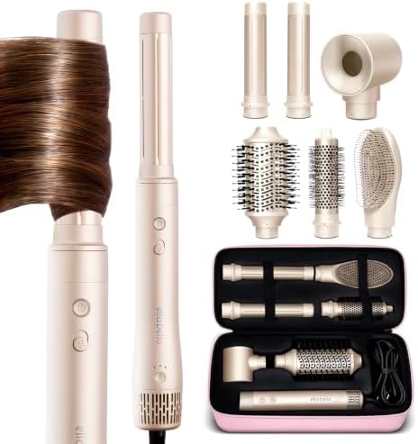 ELLA BELLA® 6 in 1 Professional Hot Air Styler & Straightener, Fast Drying by ellabella