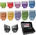 Wahl Genuine Secure-Fit Color Coded Clipper Guard Set, 12 Guards & Caddy by Wahl