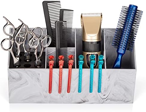 Noverlife Salon Shear Holder, Hair Stylist Shears Rack Neat Desk Organizer - Image 3
