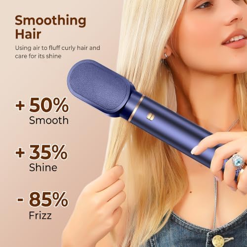 5 in 1 Blow Dryer Brush, Upgrade Hair Dryer Brush Air Curler Air Curl Wrap - Image 3