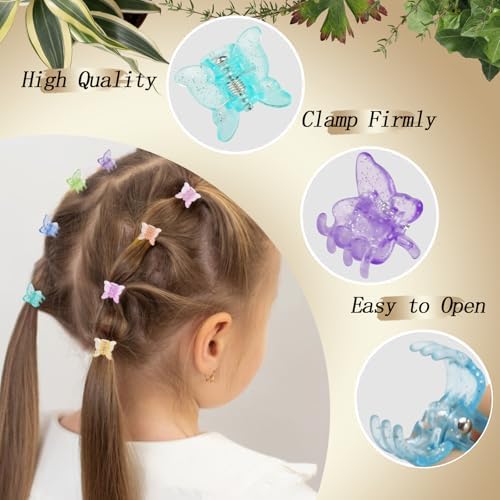 KANPRINCESS 50PCS Mini Claw Clips Small Hair Accessories With Fancy Box, Flower Clips for Women And Girls Cute And Sweet Gift Set(SET11) - Image 3