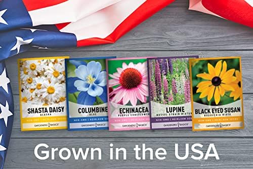 Gardeners Basics Perennial Flower Seeds for Planting Outdoors, 5 Varieties - Image 6