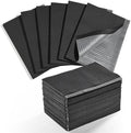 Makartt 50 Pcs Black Foldable Nail Mats, 3-Ply Waterproof Disposable by Makartt