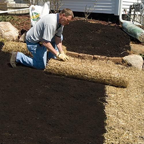 EZ Straw Grass Seed Germination and Erosion Control Blanket, 4 ft x 50 ft, Covers 200 sq ft – Protects and Assists in Grass Seed Growth - Image 5