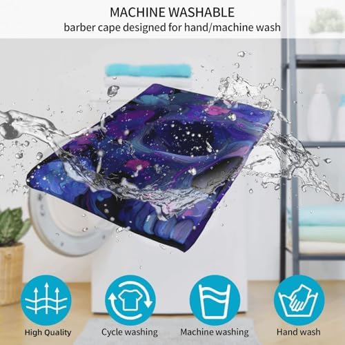 Skull Vintage Hair Cutting Barber Cape Hair Salon and Dyeing Styling Cloth for Women/Men - Image 7