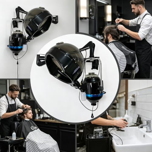 Wall Mounted Hair Steamer with Adjustable Swing Arm for Barber Hair Perm - Image 6