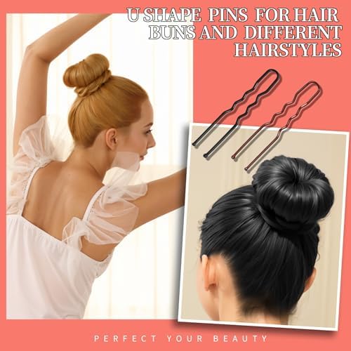 Teenitor Brown Black Bobby Pins Hair Pins 300pcs Hair Bobby Pins for Women - Image 4