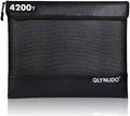 4200°F Fire Proof Bag for Documents, Waterproof Safe Pouch for Cash by QLYNUDO
