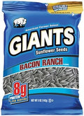 Giants Bacon Ranch Sunflower Seeds Bulk - Flavored Sunflower Seed Snack, Roasted Sunflower Seeds to Eat - 5 oz Resealable Bags (Pack of 12) by GIANTSNACKS