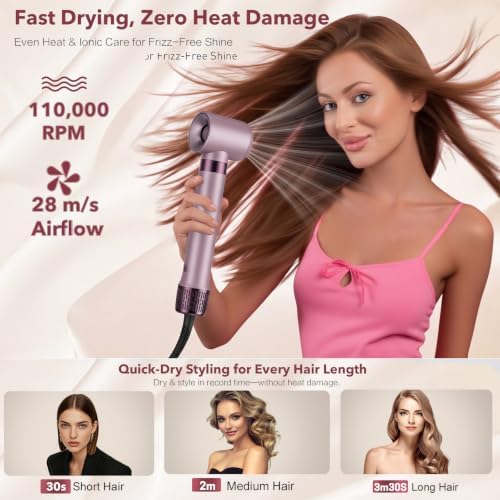 Mythsight StyleVibe 6-in-1 Air Styler with Hair Dryer & Auto-Wrap Curl L/R - Image 3