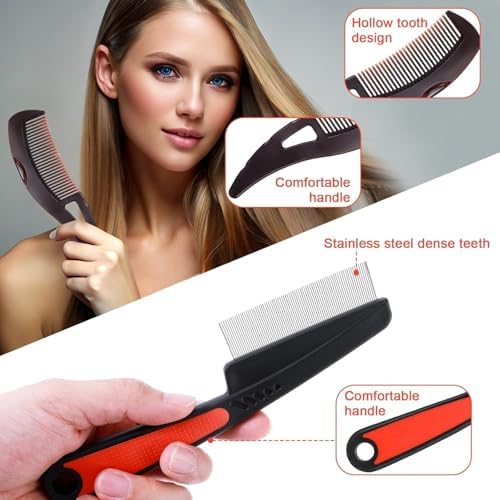 Dandruff Comb Remover Scalp Detox Comb for Build Up Self Cleaning Hair Comb - Image 5