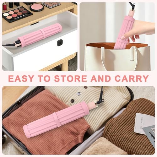 Silicone Heat Resistant Mat for Hair Tools, Oversize, Pink - Image 7