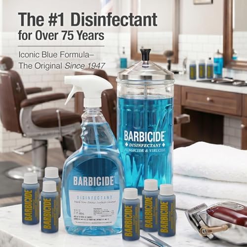 BARBICIDE Disinfectant Spray, 2 oz Bottles (Pack of 6) – EPA Registered, Ready-to-Use Professional Salon & Barber Tool Disinfectant - Image 2