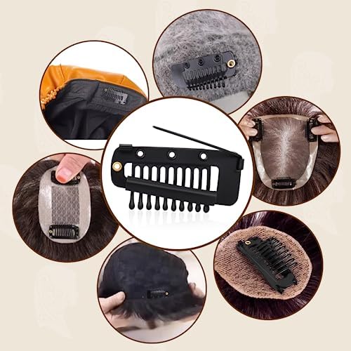Vodolo Chunni Clips with Safety Pins,8 PCS Strong Chunni Grip Dupatta Setting Clips Indian for Woman （Mixed Colors） - Image 7