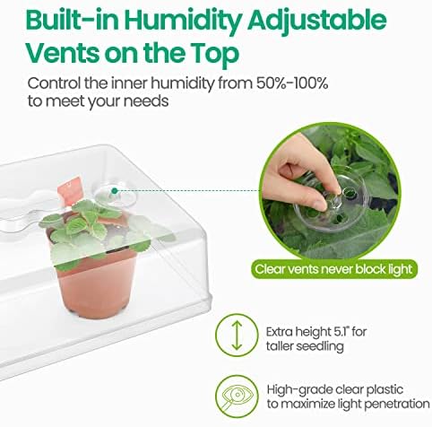 SOLIGT 2 Set 60-Cell Seed Starter Kit with Domes, Cell Trays and Heat Mats - Image 3