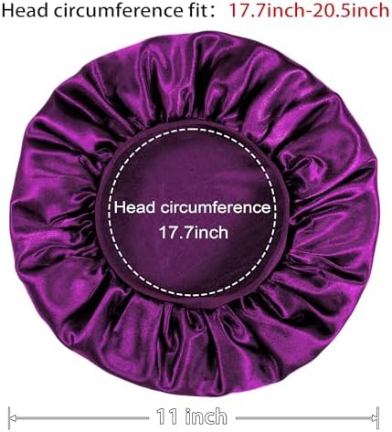 3 Pcs Kids Bonnets for Girls, Satin Silk Hair Bonnet for Sleeping - Image 4