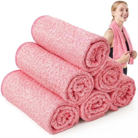 Microfiber Gym Towels for Showering Working Out Quick Dry Negative ions Large Middle Small Sizes Lightweight Gym Towel for Men Women Tennis Sports Towels for Body Hot Yoga Fitness Essentials by SOOWASH