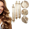 3Sets/6PCS Ariuvor New Satin Heatless Hair Curler,Hair Rollers for Heatless Curls with Hair Caps,Soft Heatless Curling Rod Headband for All Hair Types,No Heat Curling to Sleep in Overnight (2-beige) by Unknown