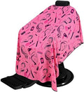 Professional Hairstylist And Shampoo Salon Cape, Waterproof & Stain Resistant Cape, Soft Neckband, Durable & Reusable Client Cover & Comfort Material, Rose Pink by RegaleBarberSupply