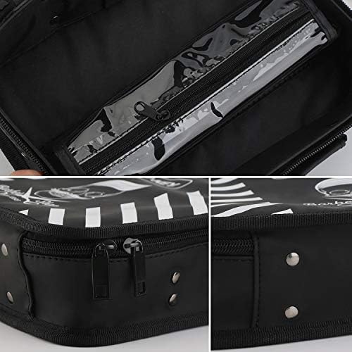 Segbeauty Barber Carrying Case, Stylist Tool Storage Bag for Clippers Scissor Clips Trimmer Grooming Kit, Hair Styling Accessories Organizer, Portable Travel Professional Hair Salon Equipment - Image 5