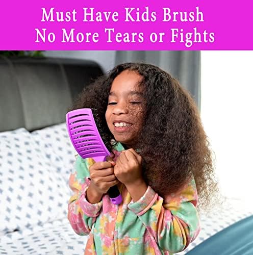 Detangling Brush for Women & Kids, Wet & Dry Hair, All Hair Types - Image 5