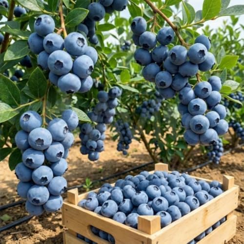 Sweet Blueberry Live Plant, Berry Seedling, 1-2 Ft Tall, Gallon Pot - Image 3