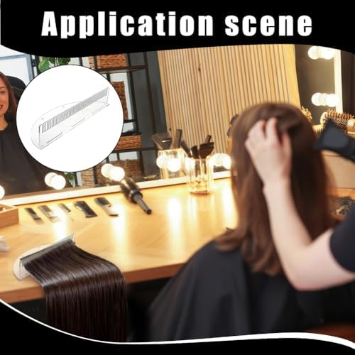 NBEADS 2 Sets Hair Extension Holder, Acrylic Hair Extensions Stand Organizer Hair Hanger Tool for Washing, Coloring, Styling, Blow-Drying of Weft, Clip-In, Clear, 9.9x3.5x2 Inch - Image 5