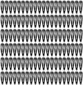 120 Pack Black 2 Inch Barrettes Women Metal Snap Hair Clips Accessories by Colorfullifefromnowon
