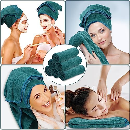 Newwiee 72 Pack Salon Towels Bleach Proof Hair Towel 18 x 30 Inch, Green - Image 6