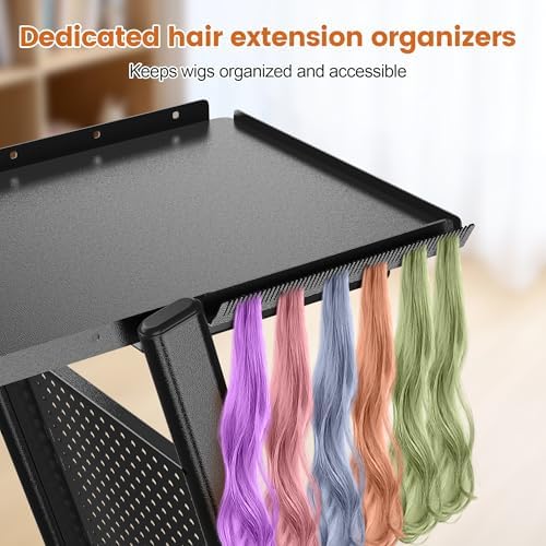Salon Trolley Salon Cart on Wheels Rolling Salon Tray - Image 5