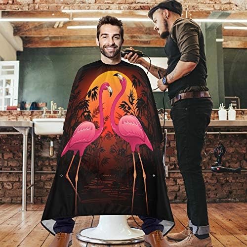 Barber Capes Polyester Hair Cutting Salon Cape with Snaps Beard Bib Hairdresser Gown Stylist Cape For Men Women - Image 2