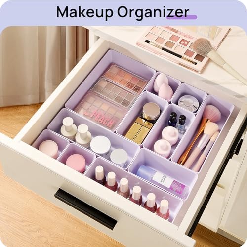 Vtopmart 25 Pack Plastic Drawer Organizers with Anti-slip Rubber Pads - Image 4