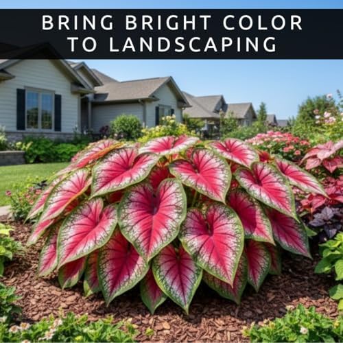 Caladium Bulbs for Planting - Mixed Colors, Growers Choice - Long Blooming Blend (24 Bulbs) - Image 3