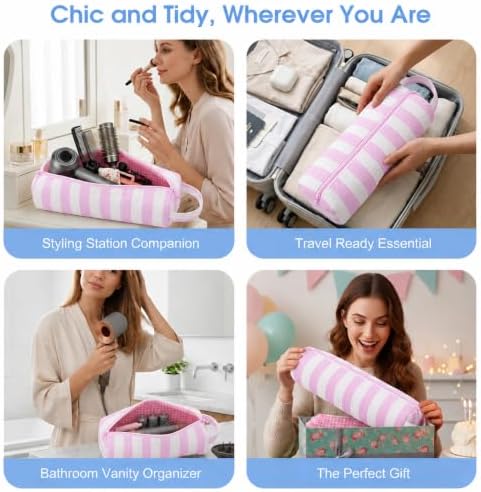 Quilted Hair Tools Travel Case for Dyson Airwrap and Styling Tools - Image 5
