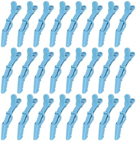 24 Pack Blue Alligator Hair Clips, 4.5 inch Clips for Hair Sectioning, Hair Styling Accessories for Women Men Girls Teens by Ondder