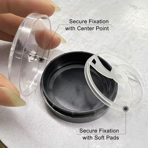 2Pcs Portable Watch Storage Box for Watch Dials – Dust and Scratch Protection Organizer, Display Travel Case,2-Inch Diameter - Image 3