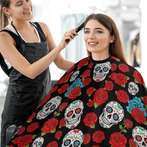 Women Barber Hairdressing Cape Adjustable Salon Cape Apron for Makeup Artist Beautician - Image 5