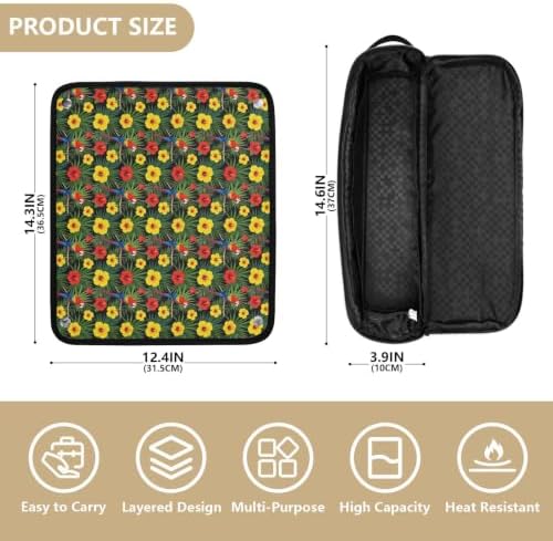 Yuiboo Hair Straightener Travel Bag with Heat Resistant Mat - Image 4