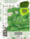 Seed Needs Green Shiso Seeds to Plant an Herb Garden - 1 Pack by SeedNeeds